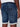 A person wearing KAEL-DARK BLUE jean shorts by Projek Raw.