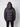 A person wearing the PROJEK RAW Mens Quilted Ecofill Puffer with hood faces away from the camera against a plain light background.