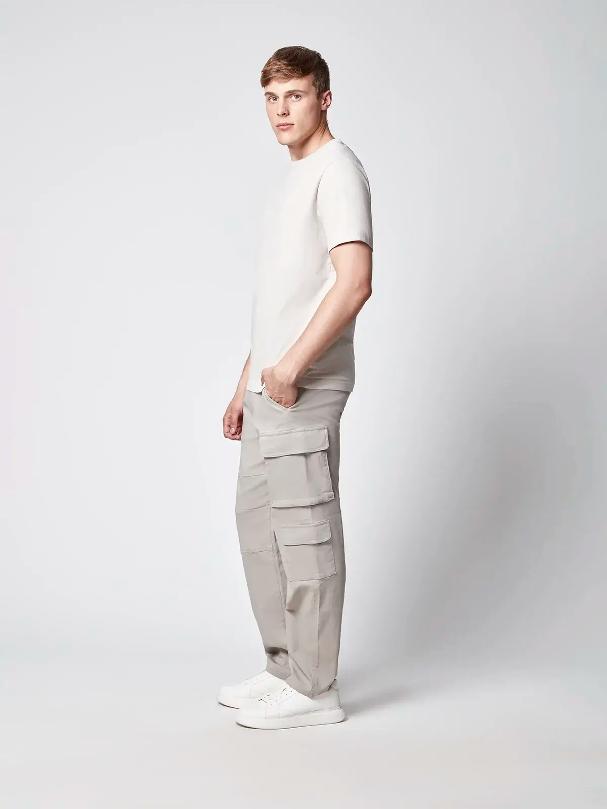 PANTALON CARGO BUNGEE AMPLE POUR HOMME