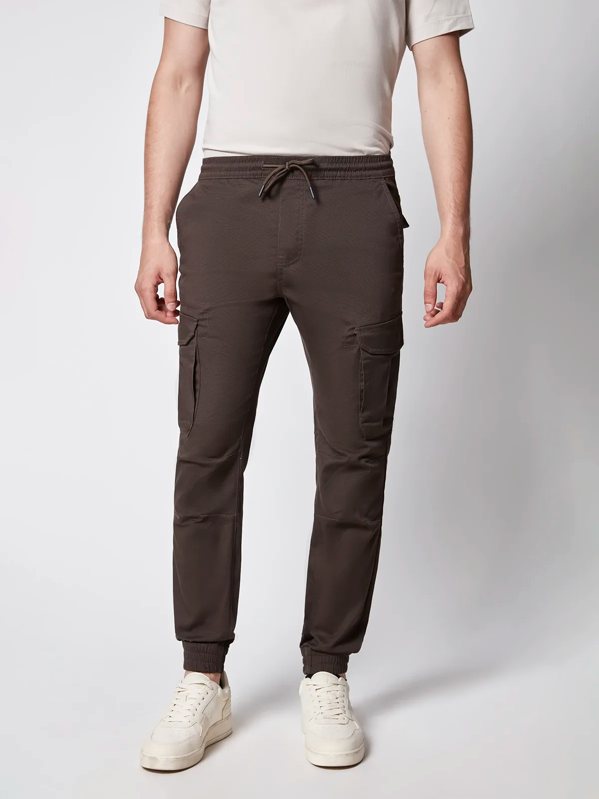 Men’s Canvas Bungee Pull-on Cargo Jogger