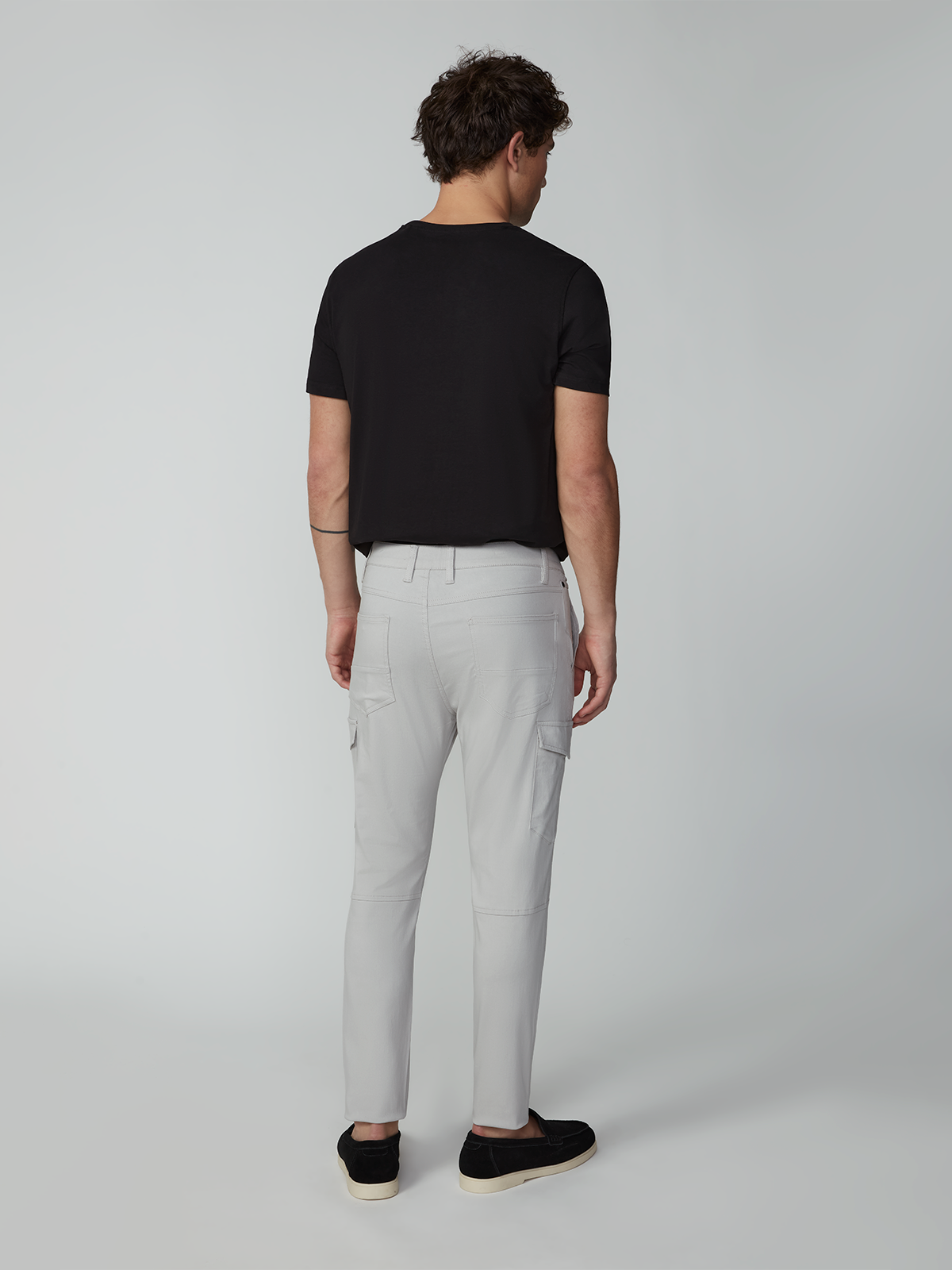 Men's Solid Bungee Cargo Pant