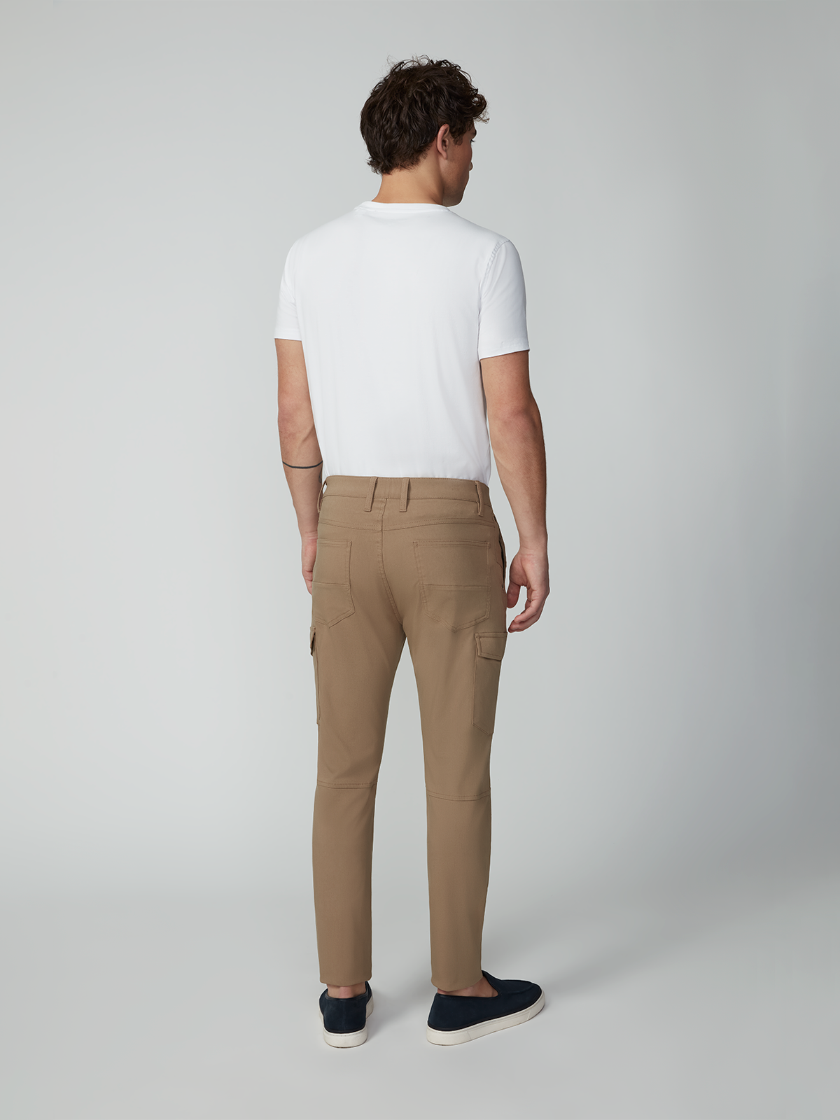Men's Solid Bungee Cargo Pant