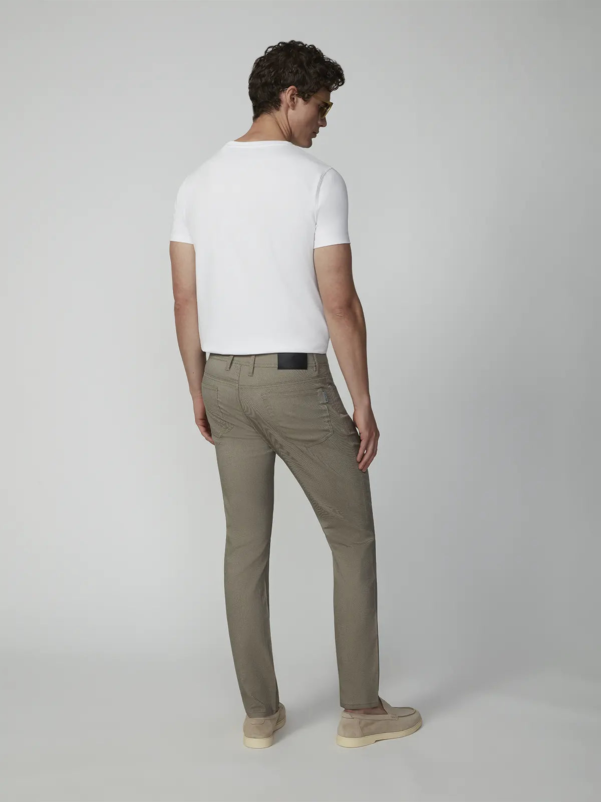 Pantalon tissé 5 poches pour homme