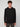 A young man with curly brown hair stands against a light background, wearing the PROJEK RAW MENS HOODED LONG SLEEVE KNIT and dark pants, looking straight at the camera with a neutral expression—perfect for layering.