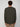 A man with short brown hair, seen from behind, wears a PROJEK RAW MENS LONG SLEEVE HENLEY GRID JERSEY in dark olive green and beige pants, standing against a plain light gray background.