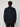 A person with short, curly brown hair is seen from the back wearing a PROJEK RAW MEN’S 1/4 ZIP MOCK NECK PULLOVER SWEATER in dark navy and black pants, standing against a plain light gray background.