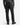 A person is shown from the back, standing upright against a plain white background, wearing PROJEK RAW’s SOLID BUNGEE LOOSE FIT CARGO PANT for men with utility pockets in black, paired with black shoes and a dark gray sweater.