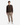 A man stands facing forward wearing PROJEK RAW MEN’S SOLID BUNGEE RELAXED FIT CARGO JOGGER pants in beige, paired with a brown sweater and white sneakers against a plain white background.