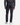 A person is shown from the back, standing against a plain white background, wearing a dark gray sweater, PROJEK RAW PRATOFLEX CLASSIC FIT 5-POCKET PANTS in dark navy, and white sneakers.