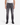 A person wearing a white tank top, PROJEK RAW CORDUROY 5-POCKET STRAIGHT FIT BARU PANTS in gray, and black lace-up boots stands facing forward against a plain white background.