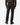 A person wearing a brown shirt and black CORDUROY 5-POCKET STRAIGHT FIT BARU PANTS by PROJEK RAW stands facing away, showcasing the back design of the pants and their black shoes against a plain white background.