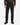 A person wearing a brown long-sleeve shirt, PROJEK RAW CORDUROY 5-POCKET STRAIGHT FIT BARU PANTS, and black shoes stands facing forward against a plain white background.
