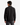 A person with short dark hair, seen from behind, is wearing the PROJEK RAW CANVAS TWILL BUNGEE SHIRT in black along with gray pants, standing against a plain white background.