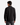 A person with short dark hair, wearing the PROJEK RAW CANVAS TWILL BUNGEE SHIRT in black and gray cargo pants, is standing and facing away from the camera against a plain white background.