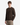 A young man wearing the PROJEK RAW CHUNKY FAUX CASHMERE SWEATER in dark brown and beige cargo pants stands against a plain white background, looking directly at the camera with a neutral expression.