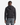 A man stands facing away against a plain white background, showcasing the back of the PROJEK RAW BONDED CHENILLE ZIP-UP HOODIE, a cozy textured layer, paired with light blue jeans.