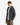 A person wearing the PROJEK RAW RELAXED FIT BONDED ZIP-UP HOODIE in charcoal gray, layered over a white t-shirt and khaki cargo pants, stands against a plain white background.