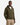 A man wearing a PROJEK RAW RELAXED FIT SCUBA ZIP-UP HOODIE in olive green over a white t-shirt and khaki cargo pants stands facing forward with one hand in his pocket against a plain white background.