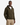 A man wearing the PROJEK RAW RELAXED FIT SCUBA ZIP-UP HOODIE in olive green over a white t-shirt and light beige cargo pants stands with one hand in his pocket against a plain white background.