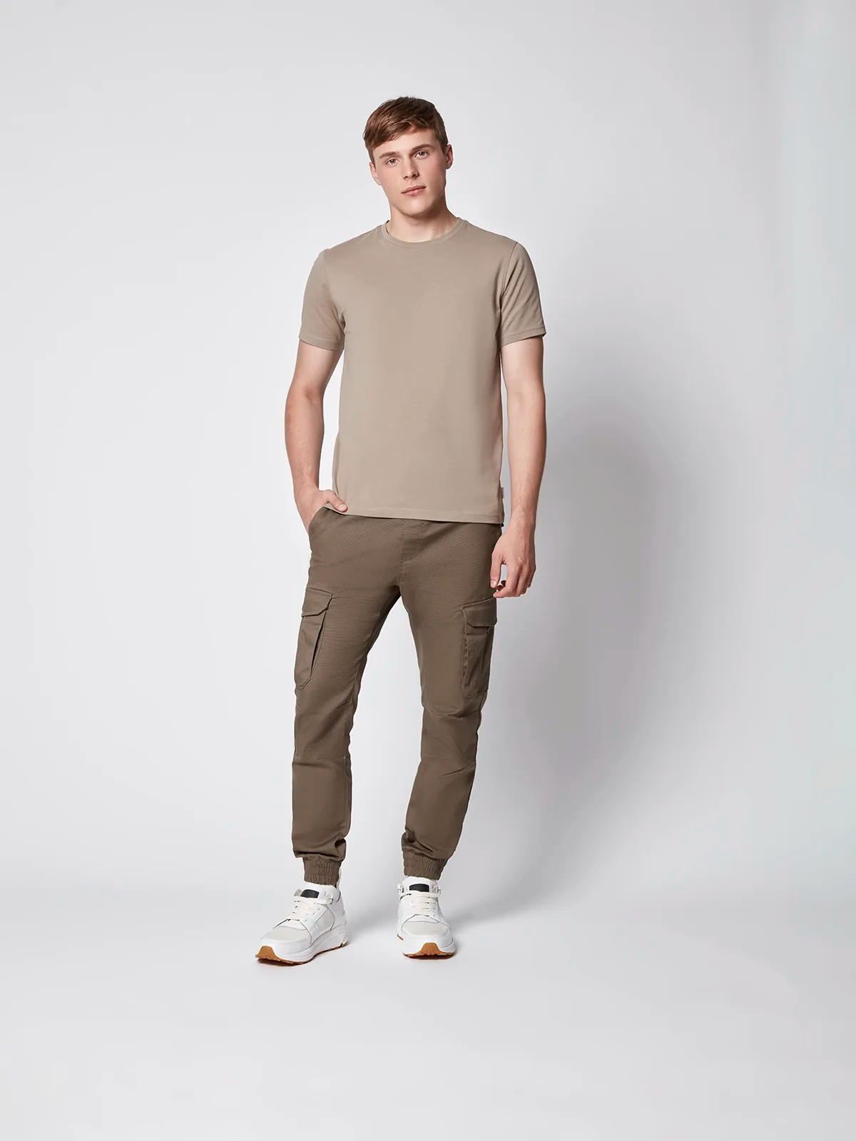 Men’s Canvas Bungee Pull-on Cargo Jogger