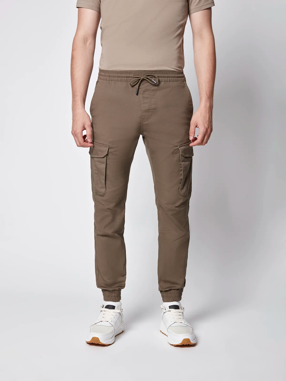 Men’s Canvas Bungee Pull-on Cargo Jogger