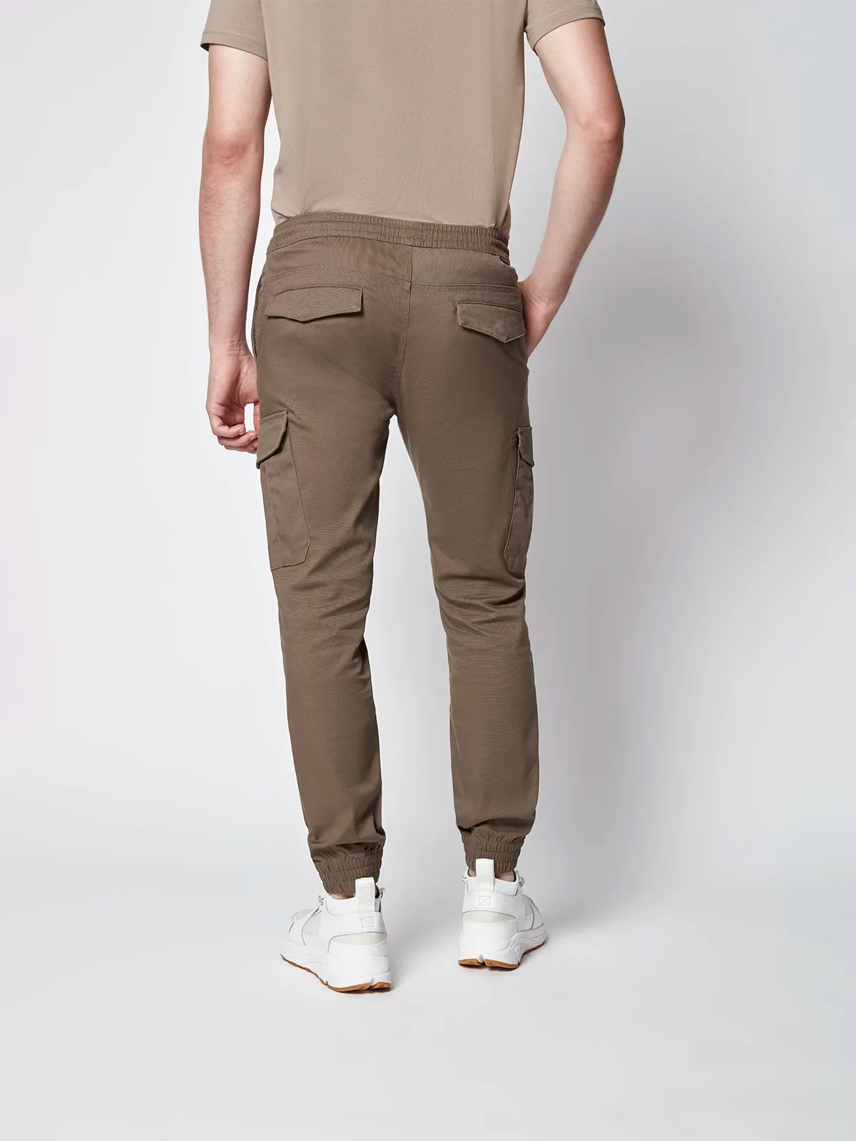 Men’s Canvas Bungee Pull-on Cargo Jogger